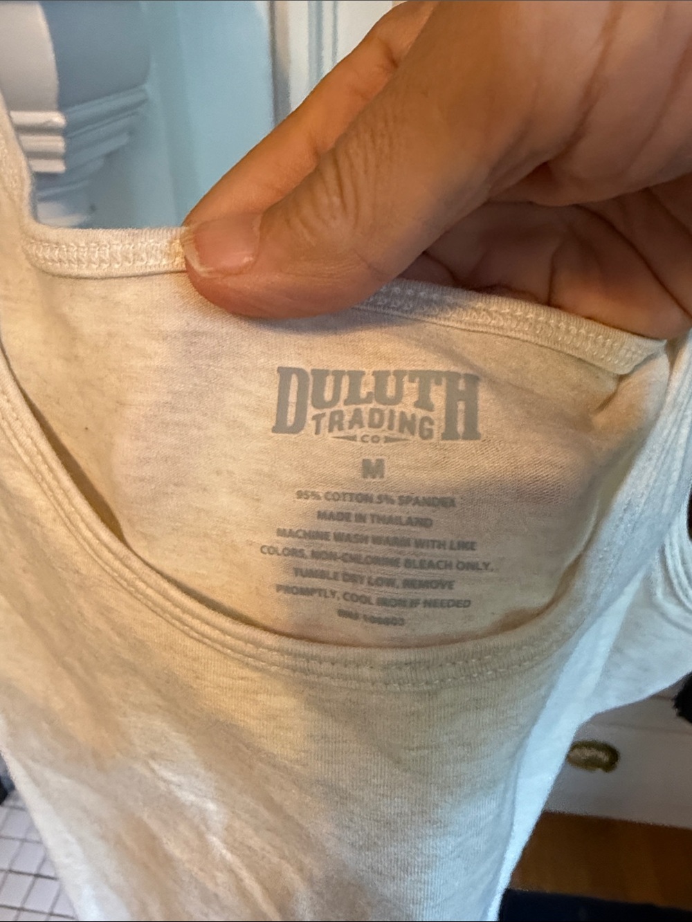 Duluth Trading Company Ni Yank Tank in oatmeal. NWT. Retail 16 - Picture 5 of 5